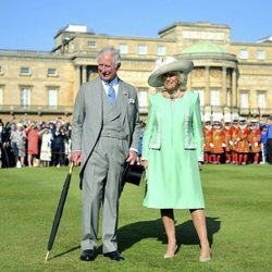 El Príncipe Carlos y Camilla Parker en la celebración del 70 cumpleaños del Príncipe de Gales