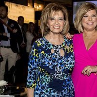 Terelu Campos en la presentación de su colección de joyas con María Teresa Campos