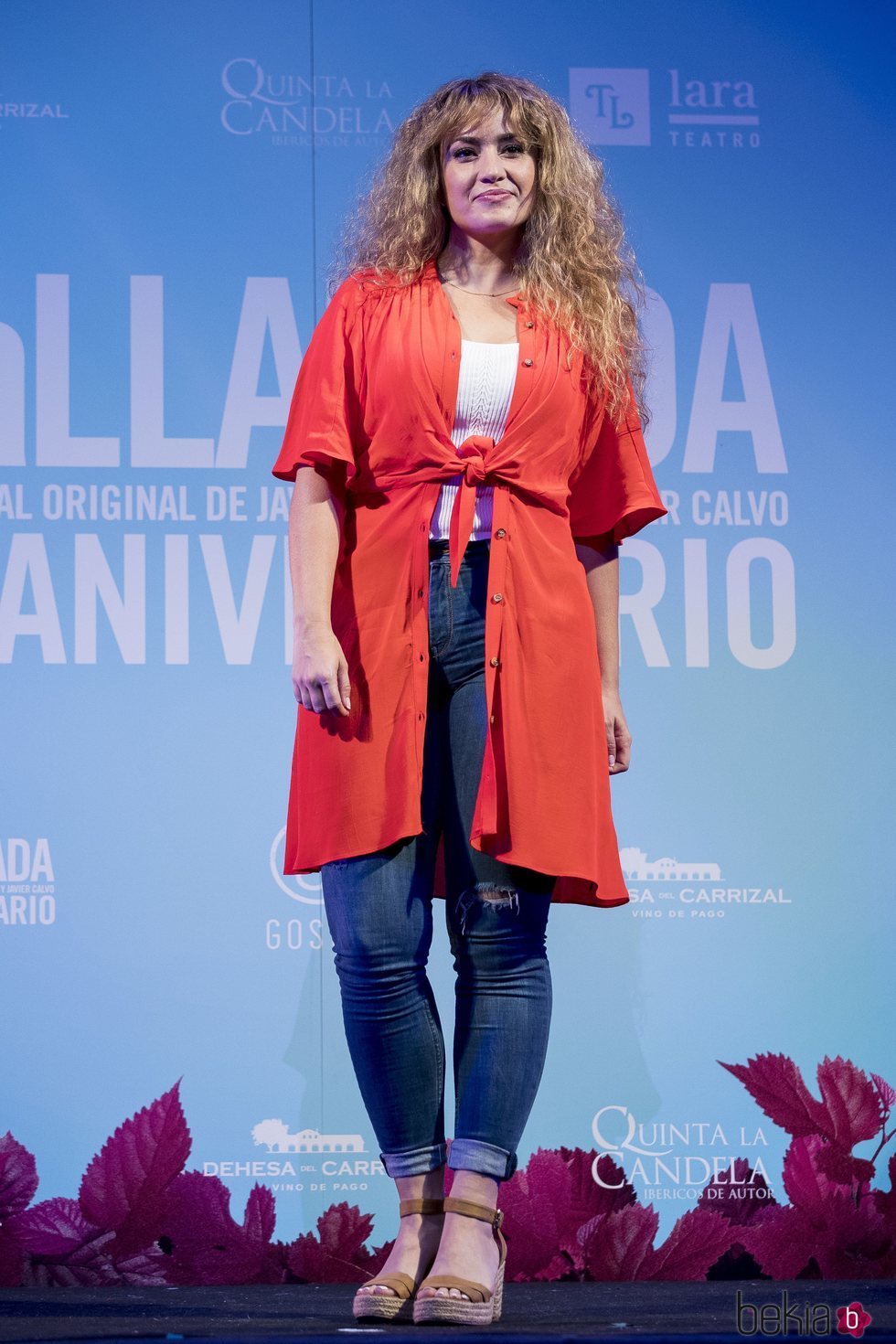 Erika Bleda en la celebración del quinto aniversario de 'La Llamada'