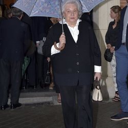 La Infanta Pilar en el funeral de Alfonso Moreno de Borbón