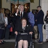 La Infanta Margarita y Carlos Zurita en el funeral de Alfonso Moreno de Borbón