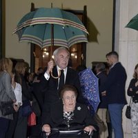 La Infanta Margarita y Carlos Zurita en el funeral de Alfonso Moreno de Borbón