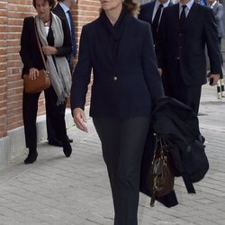 La Infanta Elena en el funeral de Alfonso Moreno de Borbón