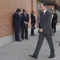 Konstantin de Bulgaria en el funeral de Alfonso Moreno de Borbón