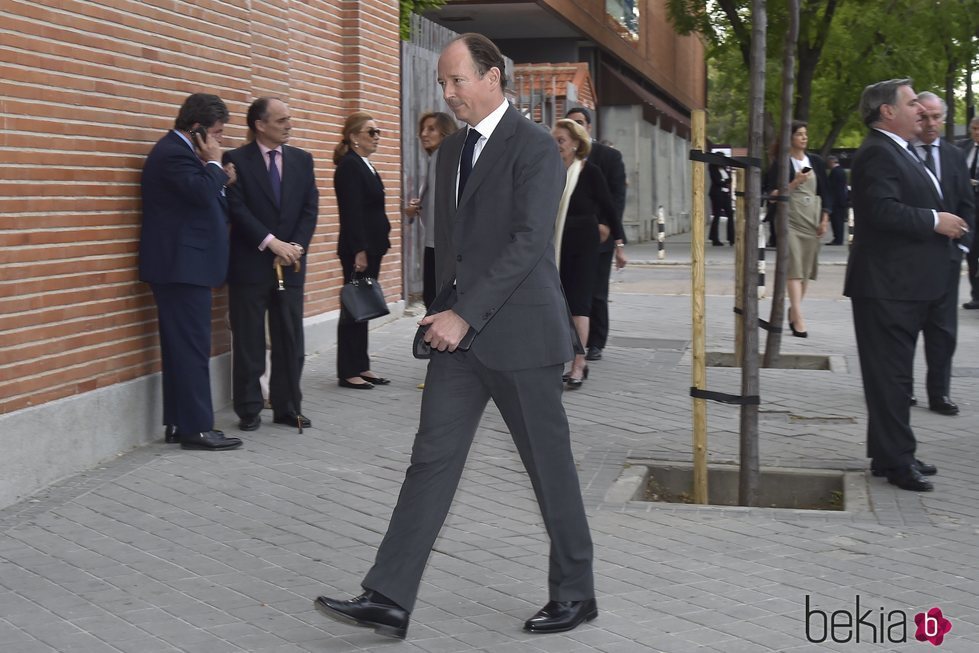 Konstantin de Bulgaria en el funeral de Alfonso Moreno de Borbón