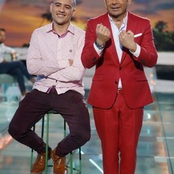 Jorge Javier Vázquez hablando con Luismi 'el niño' en 'Supervivientes 2018'