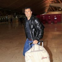 Luis Figo viajando a Kiev