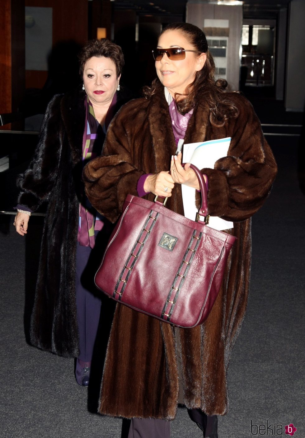 María Navarro e Isabel Pantoja en 2010