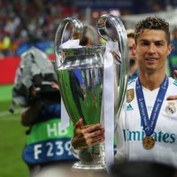 Cristiano Ronaldo celebrando la Champions 2018