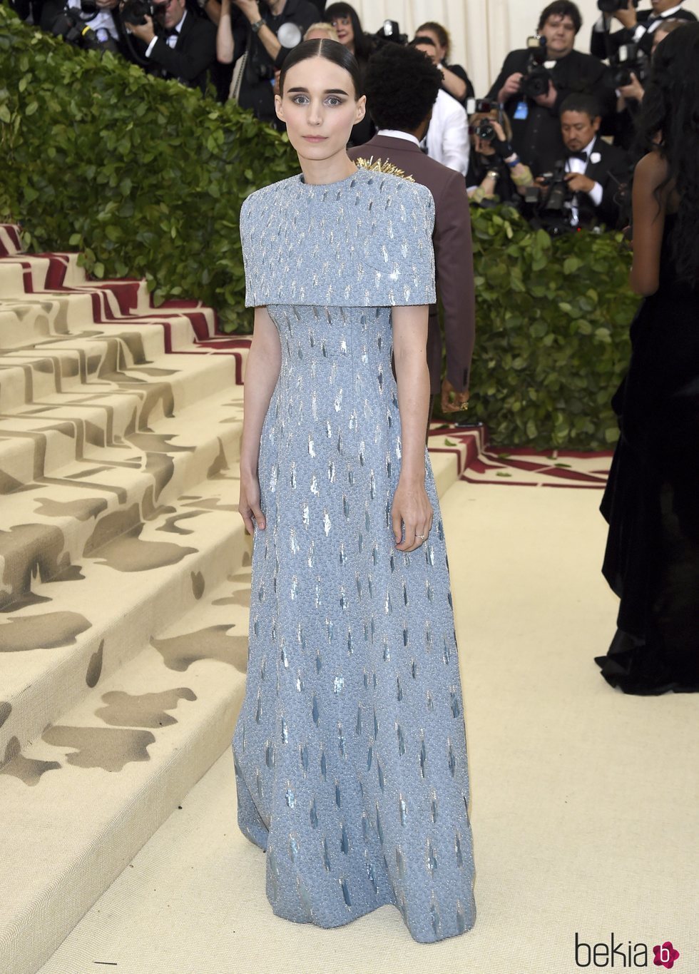 Rooney Mara en la alfombra roja de la Gala MET 2018