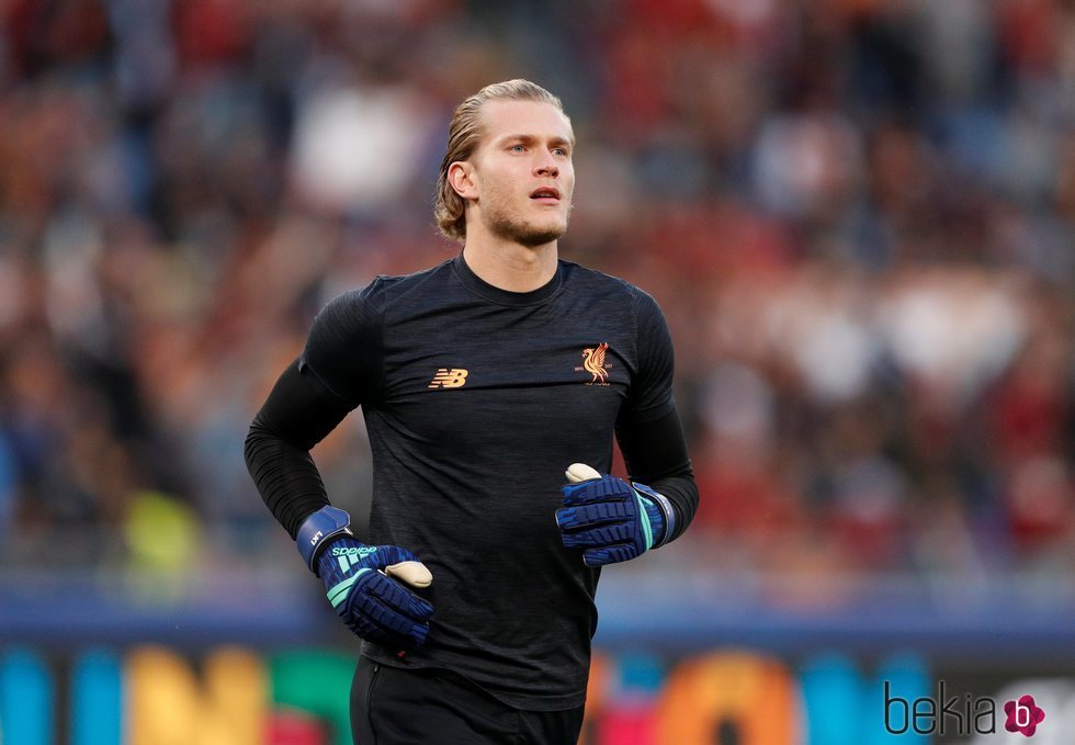 Loris Karius en la semifinal de Champions