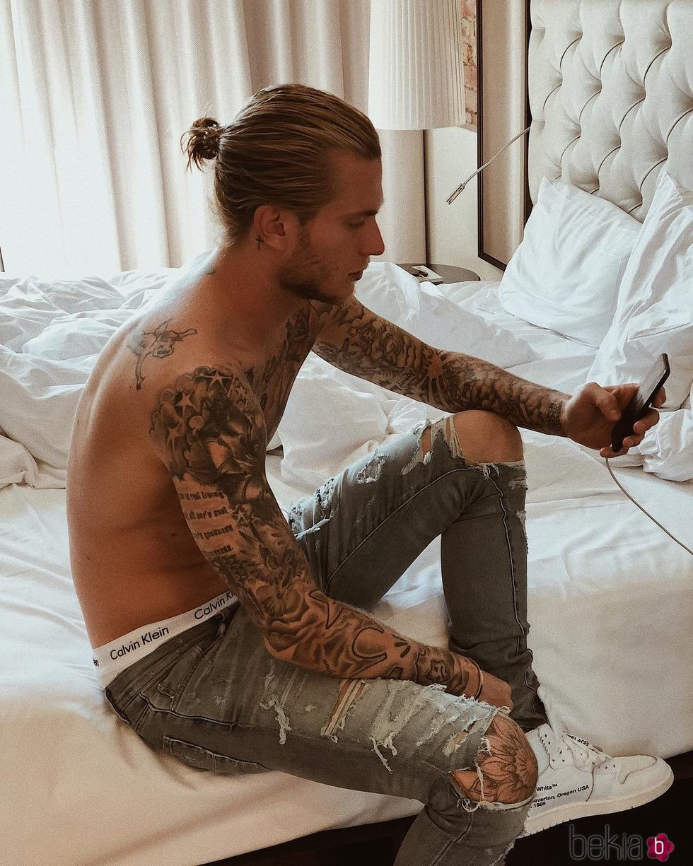 Loris Karius presume de tatuajes