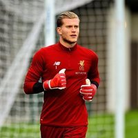 Loris Karius durante un partido