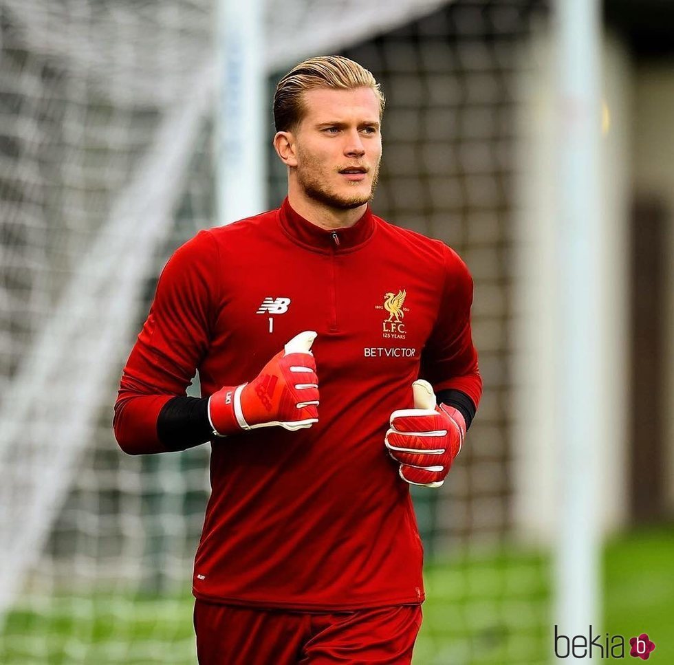 Loris Karius durante un partido