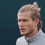 Loris Karius en un entreno