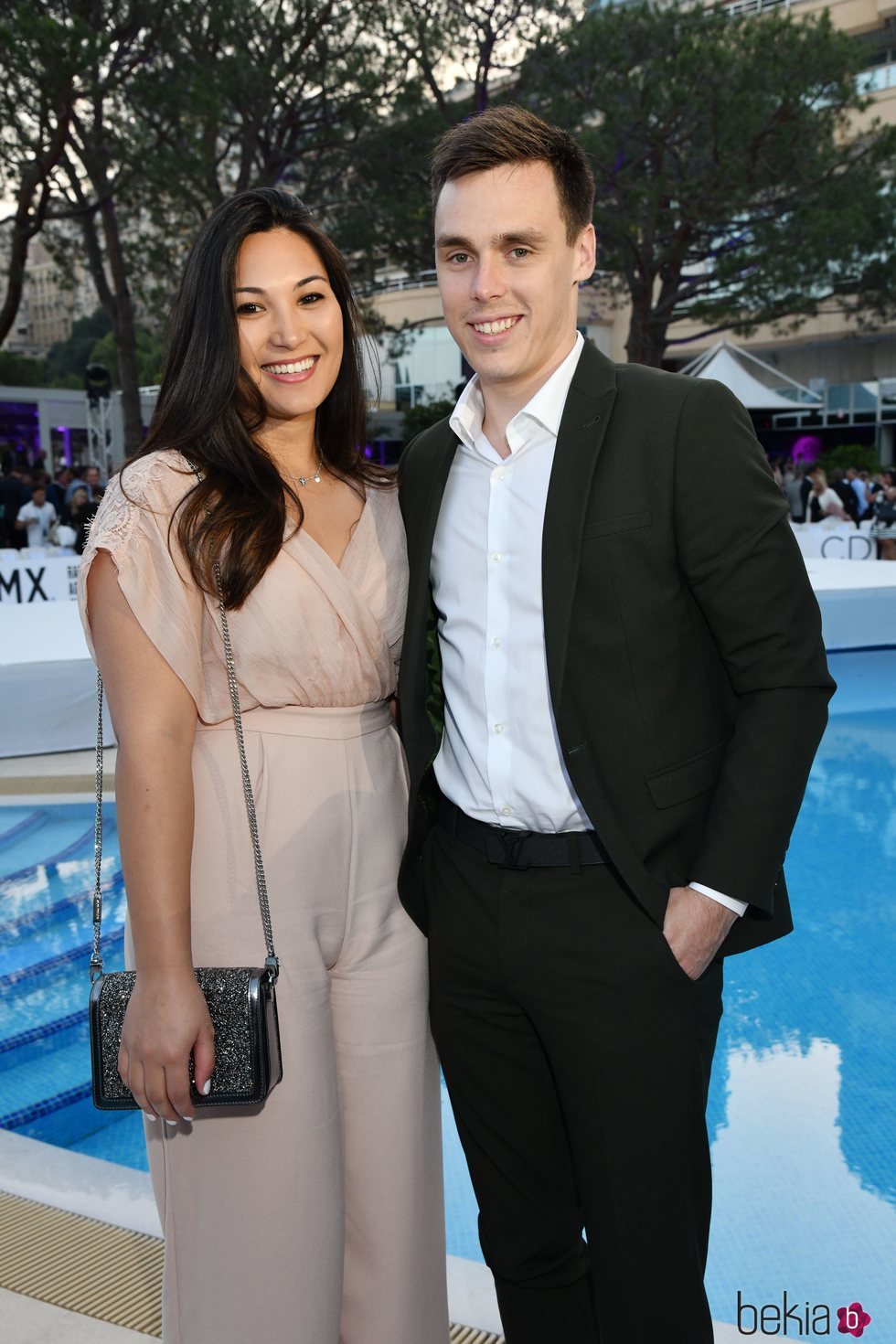 Louis Ducruet y Marie Chevallier durante un desfile benéfico