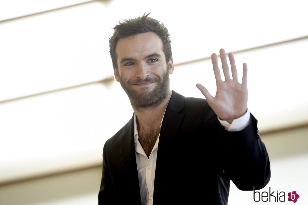 Ricardo Gómez en el photocall de 'Los últimos de Filipinas'