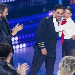 David Bustamante y Yana Olina, muy cariñosos en 'Bailando con las estrellas'