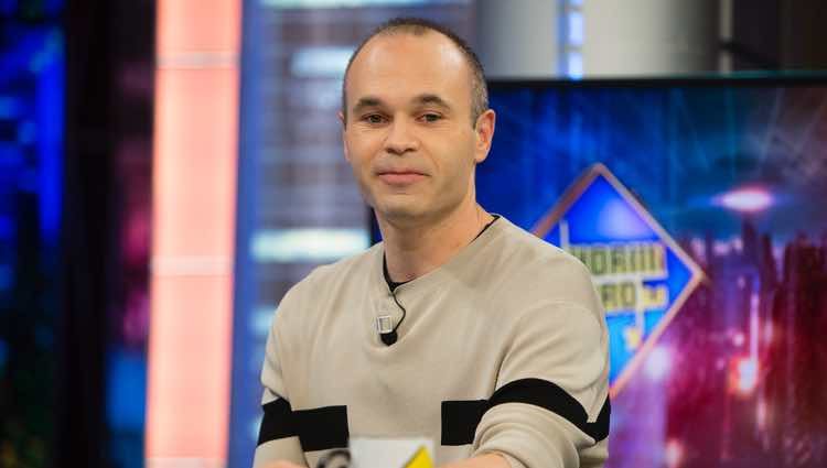 Andrés Iniesta visitando 'El hormiguero' antes de su marcha a Japón