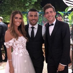 Rafinha Alcantara en la boda de Sergi Roberto y Coral Simanovich