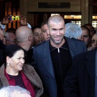 Zidane junto a sus padres en Argelia