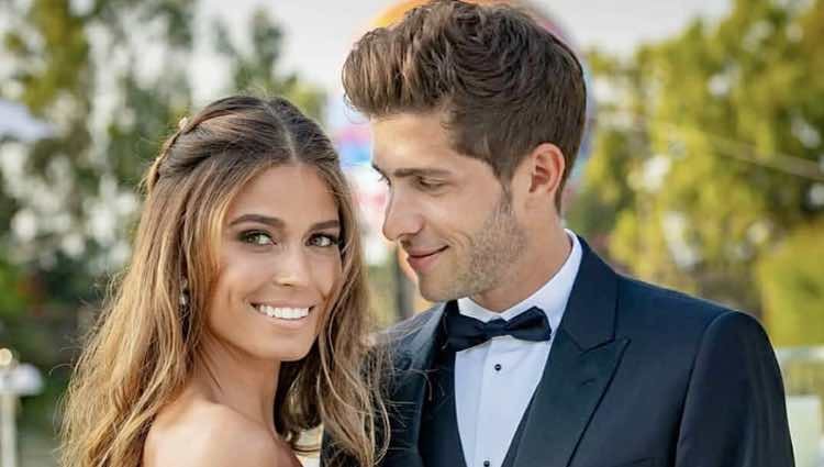 Coral Simanovich y Sergi Roberto durante su boda