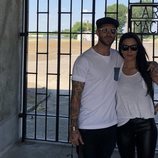 Pilar Rubio y Sergio Ramos en la puerta del campo de concentración de Dachau