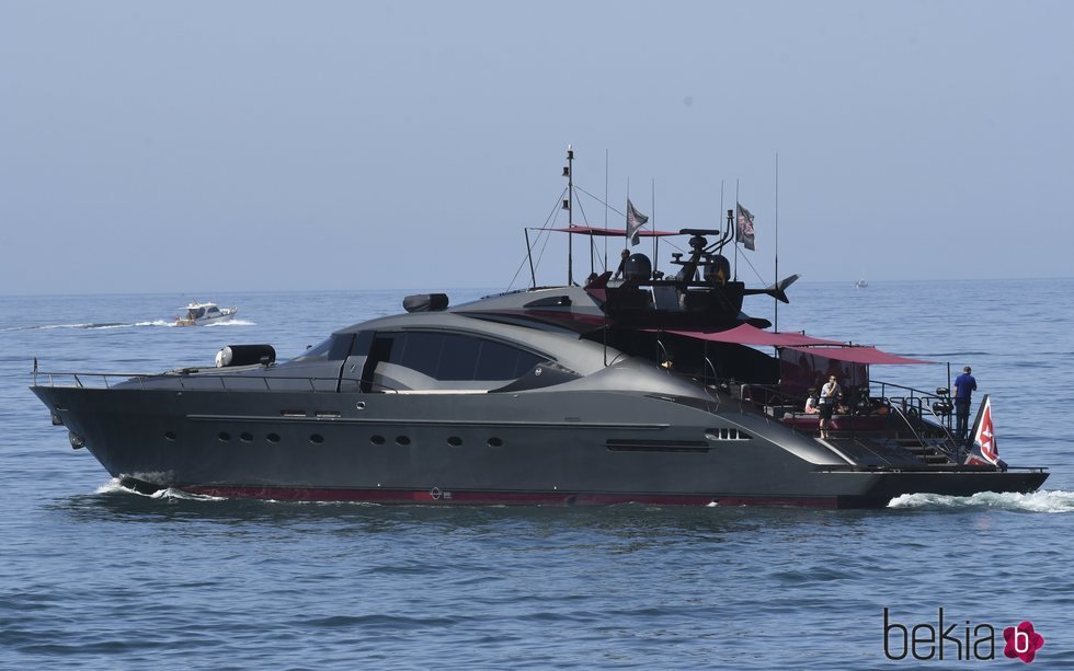 Cristiano Ronaldo y Georgina en un yate en Marbella