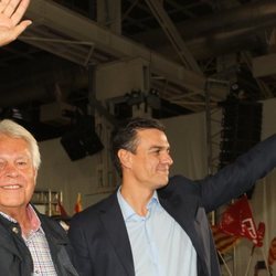 Pedro Sánchez y Felipe Gónzalez