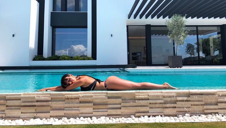 Georgina Rodríguez disfrutando de sus vacaciones en Marbella