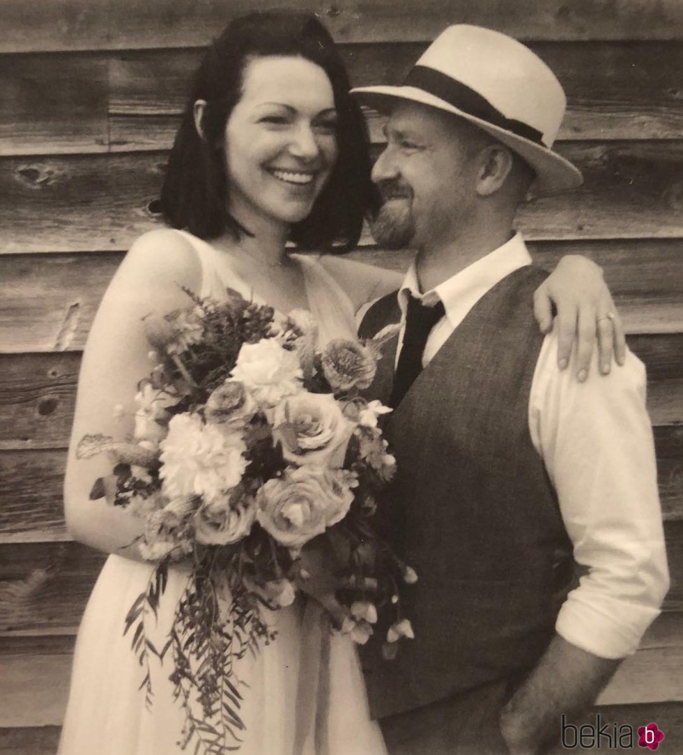 Laura Prepon y Ben Foster, muy felices el día de su boda