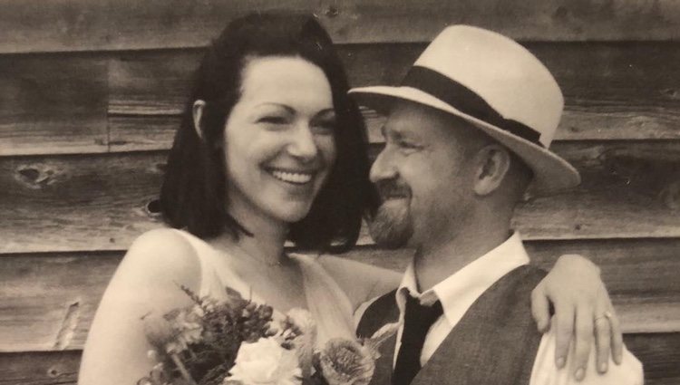 Laura Prepon y Ben Foster, muy felices el día de su boda