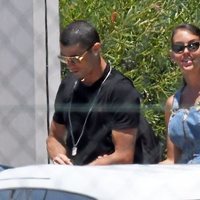 Georgina Rodríguez y Cristiano Ronaldo finalizando sus vacaciones en Marbella