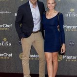 Patricia Montero y Álex Adrover en la inauguración del restaurante de 'MasterChef' en Madrid