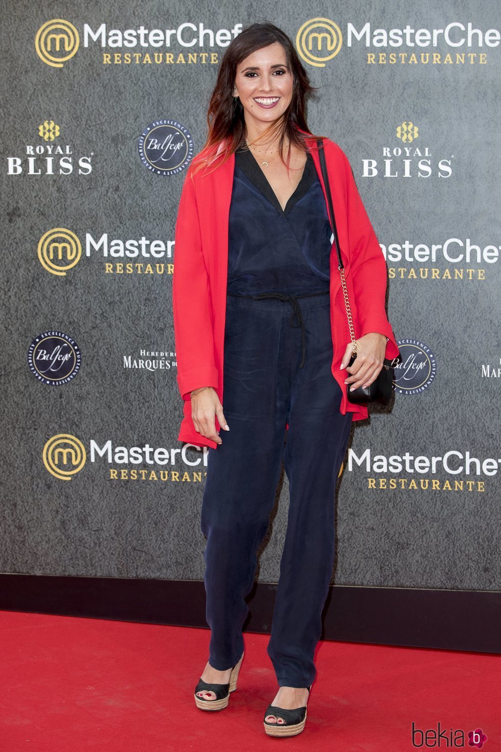 Marina San José en la inauguración del restaurante de 'MasterChef' en Madrid