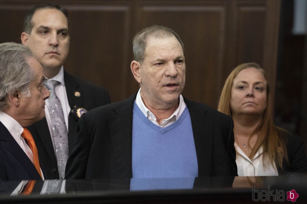 Harvey Weinstein junto a su abogado en el juicio del 30 de mayo en la Corte de Nueva York