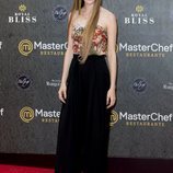 Alicia Cao en la inauguración del restaurante de 'MasterChef' en Madrid