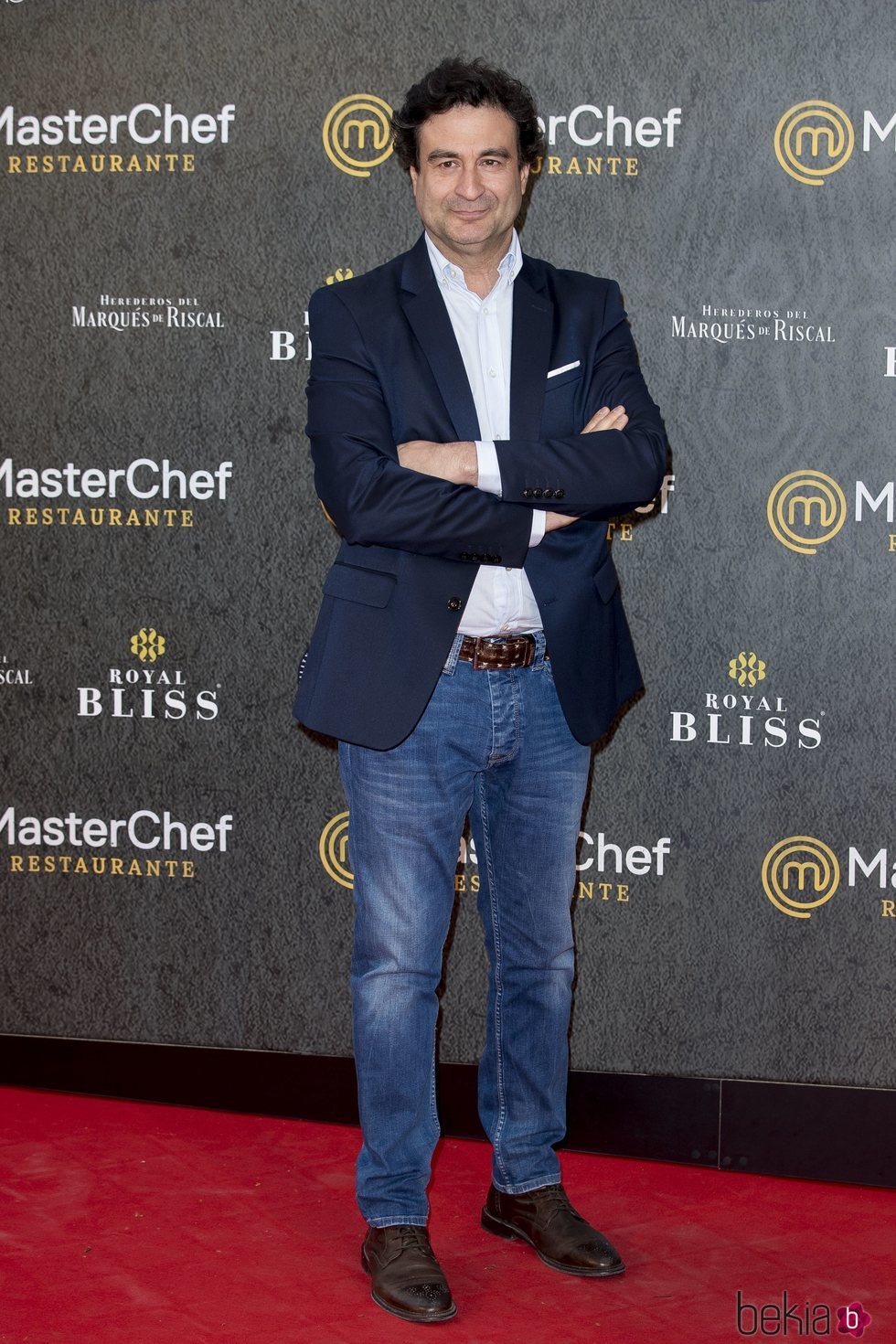 Pepe Rodríguez en la inauguración del restaurante de 'MasterChef' en Madrid