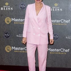 Samantha Vallejo Nágera en la inauguración del restaurante de 'MasterChef' en Madrid