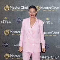 Samantha Vallejo Nágera en la inauguración del restaurante de 'MasterChef' en Madrid