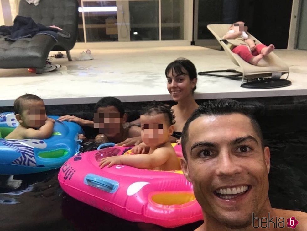 Cristiano Ronaldo celebra el cumpleaños de sus mellizos Eva y Mateo