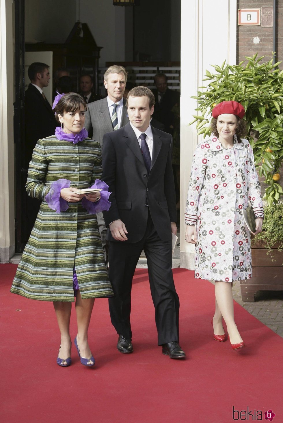 Juan e Inés Zorreguieta en el bautizo de Ariane de Holanda