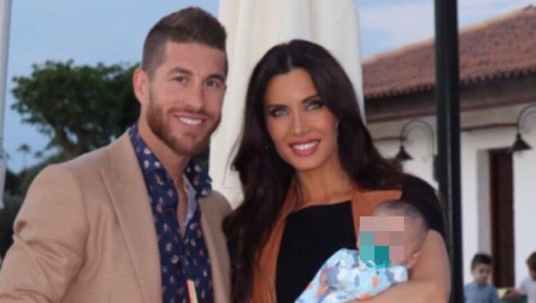 Pilar Rubio y Sergio Ramos disfrutando de una fiesta familiar con su hijo Alejandro