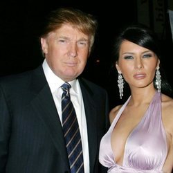 Donald Trump y Melania Trump en un evento en el Museo Whitney de Nueva York en 2004