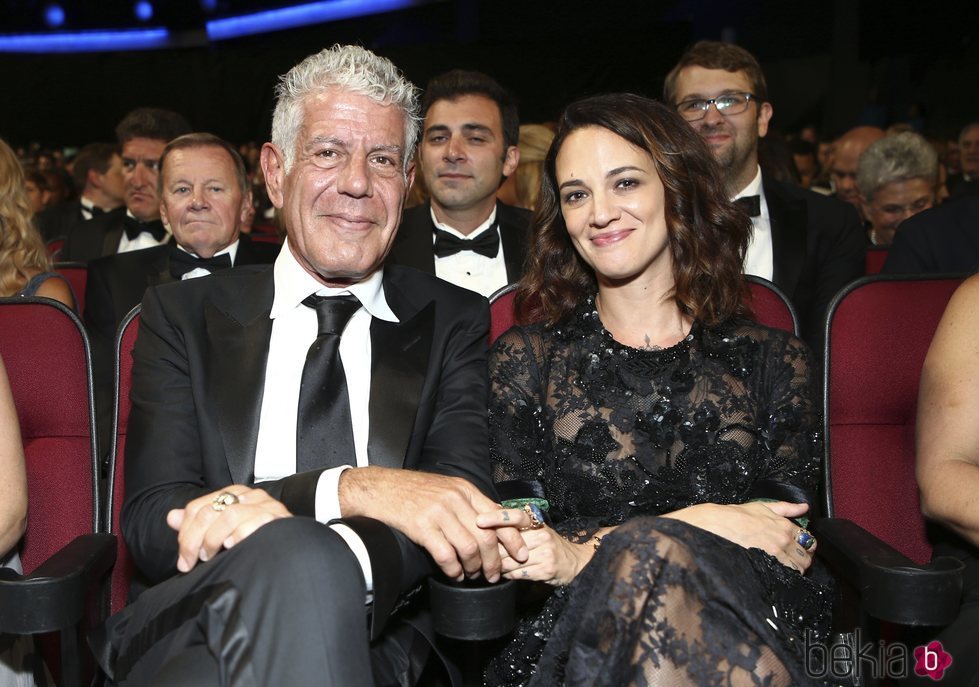 Asia Argento y Anthony Bourdain