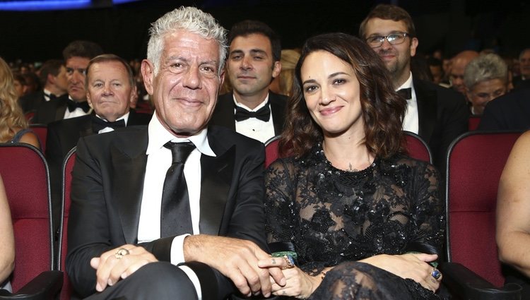 Asia Argento y Anthony Bourdain