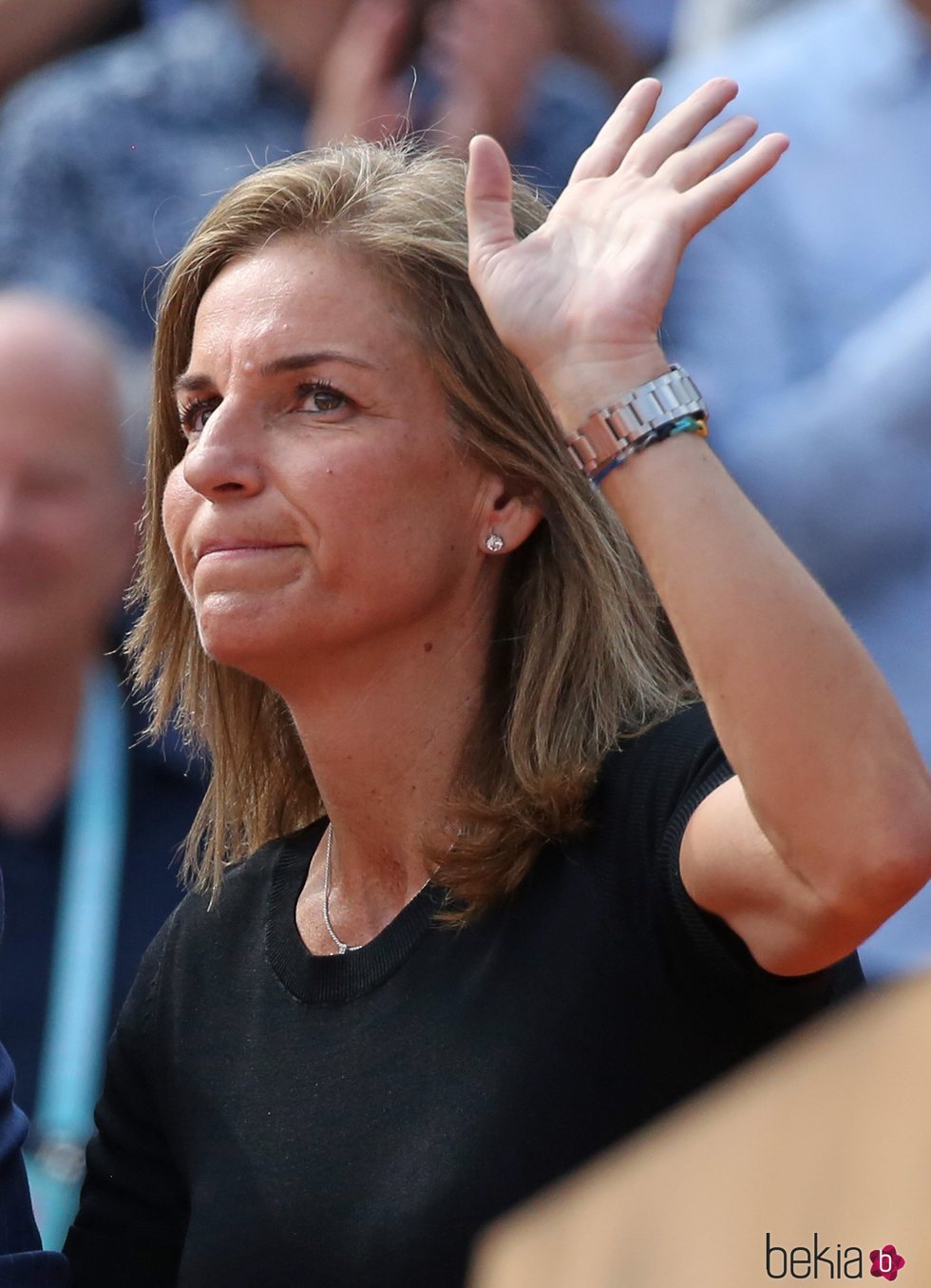 Arantxa Sánchez Vicario acude a la final femenina de Roland Garros 2018