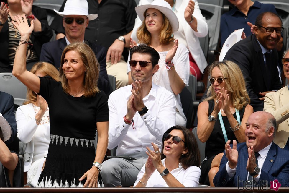 Arantxa Sánchez Vicario reaparece públicamente en Roland Garros