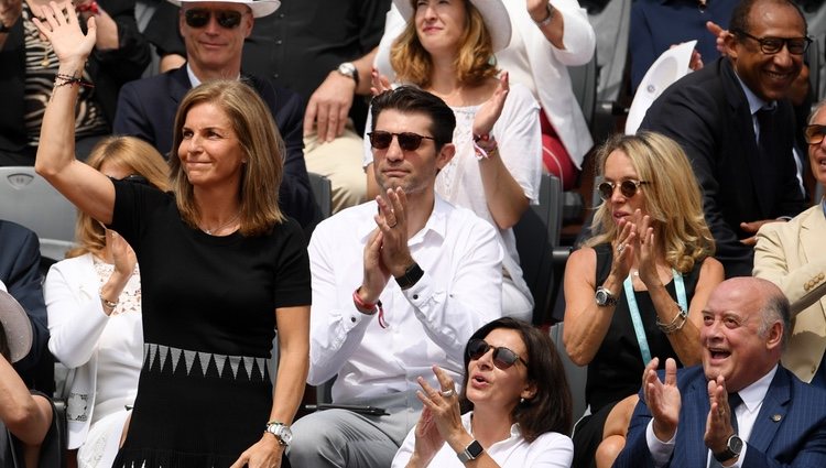 Arantxa Sánchez Vicario reaparece públicamente en Roland Garros