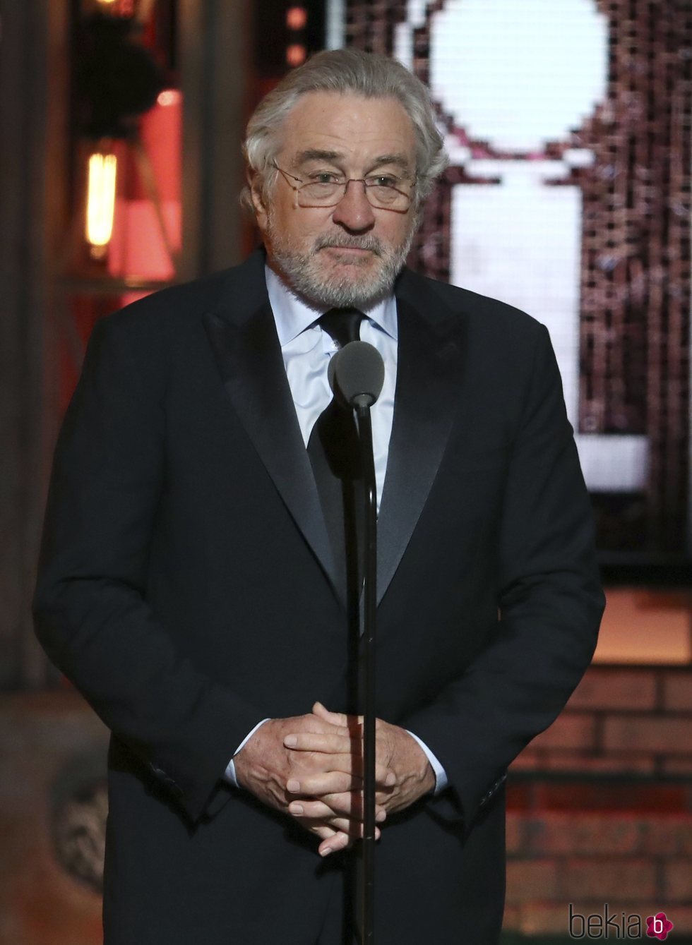 Robert De Niro durante la entrega de los Premios Tony 2018